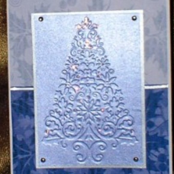 Cuttlebug 4 x 6 inches LACE TREE embossing folder - Picture 7 of 10